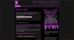Desktop Screenshot of marchviolets.co.uk